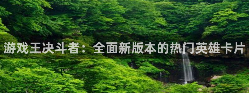 欧博娱乐平台官方网站：游戏王决斗者：全面新版本的热门英雄卡片