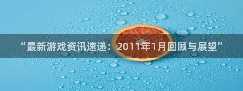 欧博娱乐2首页登录：“最新游戏资讯速递：2011年1月回顾与